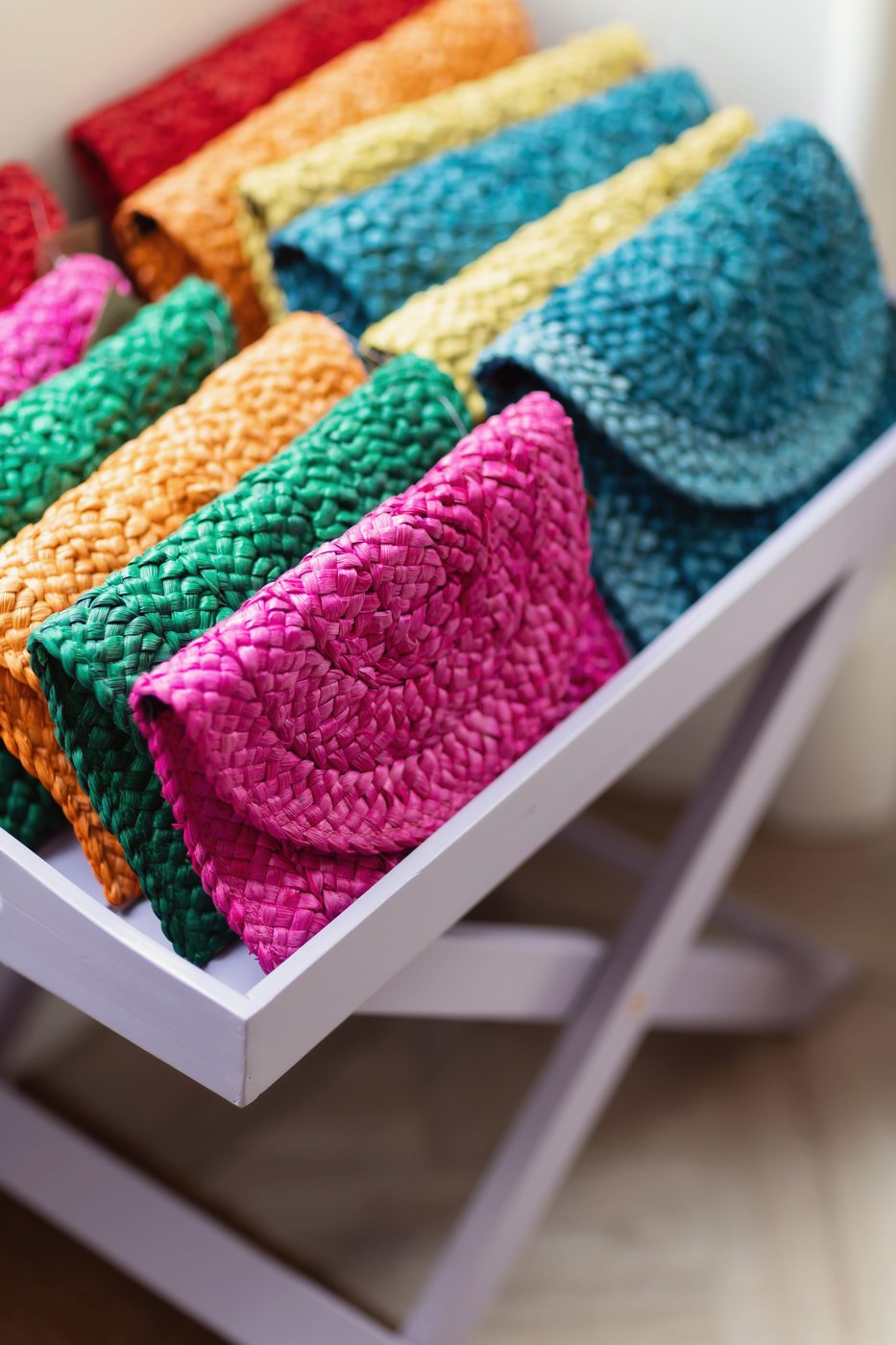 Colourful accessories inside Pocketful of Joy